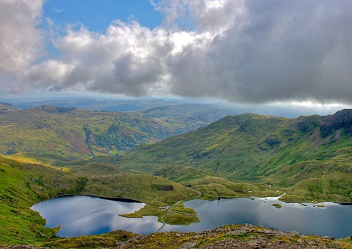 Llyn Llydaw from Crib Goch